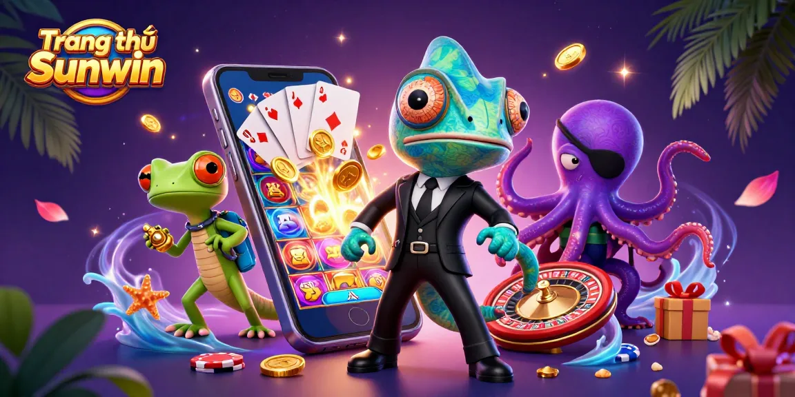 Experience the excitement at Trang chủ Sunwin with vibrant casino characters and thrilling game visuals.