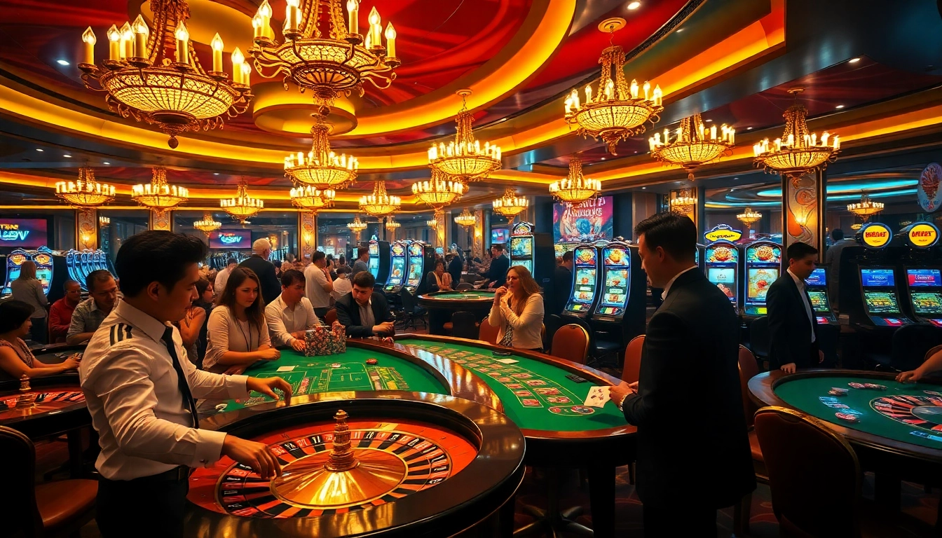 Experience the excitement of kkwin at a vibrant casino filled with thrilling games.