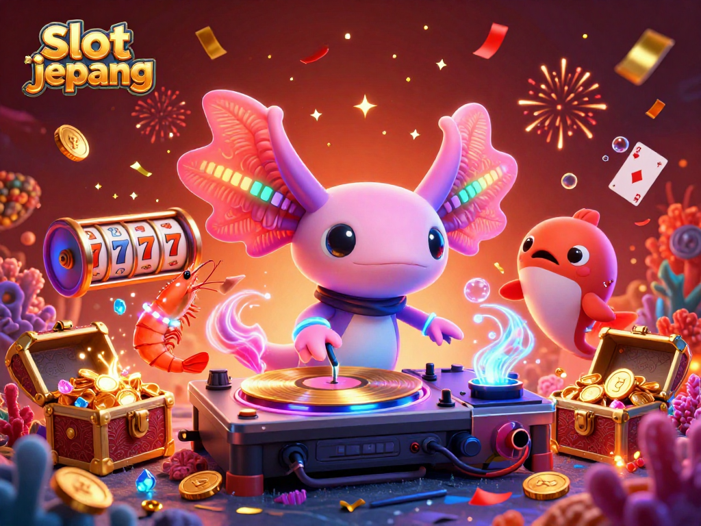 Spin and win big with slot jepang in an energetic underwater casino scene.