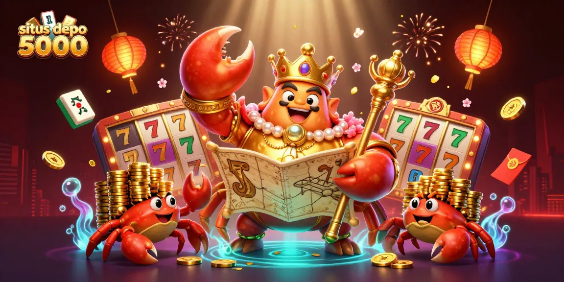 Menghasilkan sensasi bermain di situs depo 5000 dengan jackpot emas dan kepiting kerajaan yang membawa peta harta karun.
