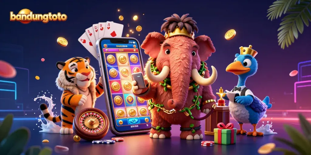 Engage with the vibrant casino world of bandungtoto, featuring dynamic gaming elements and unique characters.