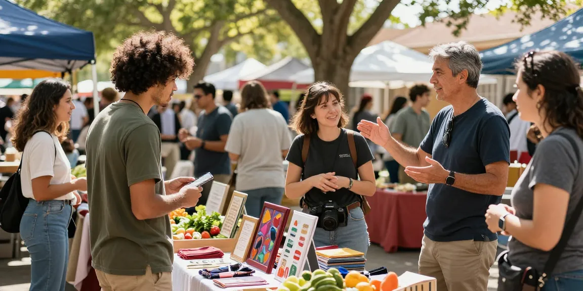 Local marketplace scene showcasing community interaction, highlighting artisans and friendly discussions at https://forumup.org/shop/search.php?ca_id=&addr1=&addr2=&addr3=&schKeyword=.