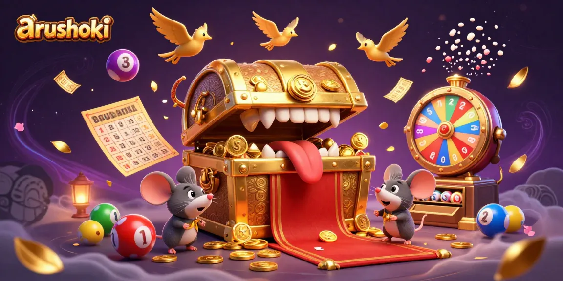 ARUSHOKI menawarkan pengalaman menarik dengan permainan bingo dan mesin lotere yang dinamis.