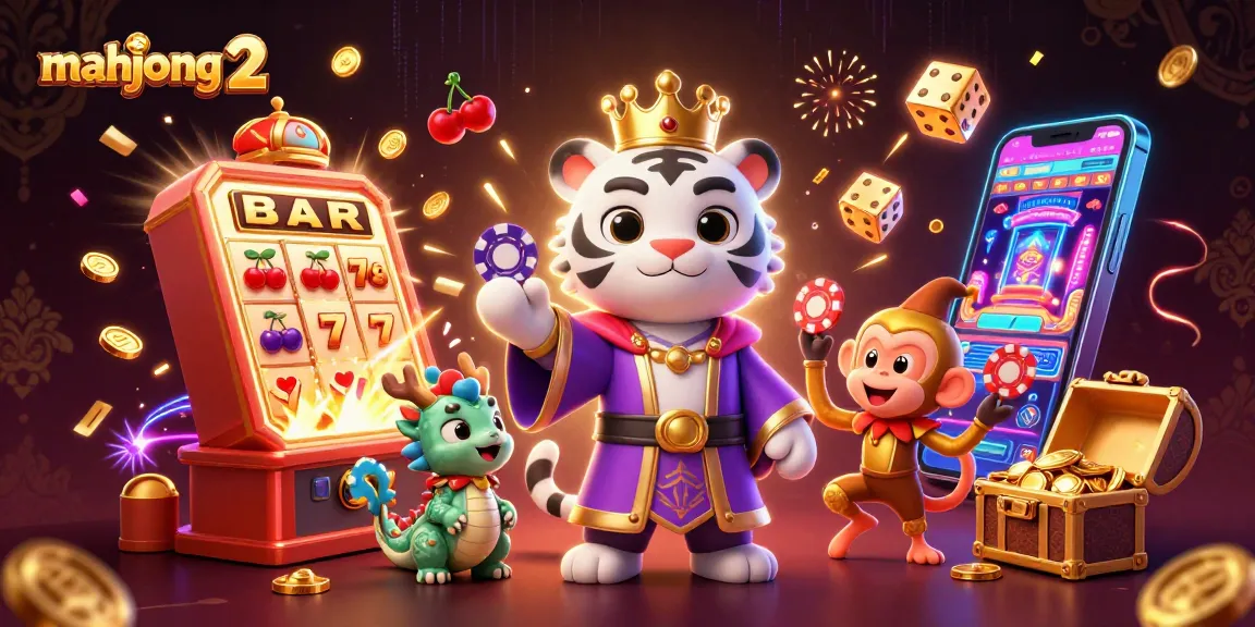 Engage in mahjong 2 action with dynamic characters and rich casino elements.