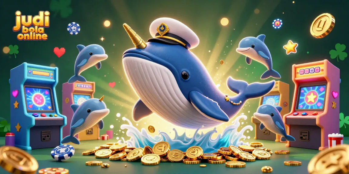 Place bets on judi bola online while enjoying an engaging 3D casino scene with vibrant characters.