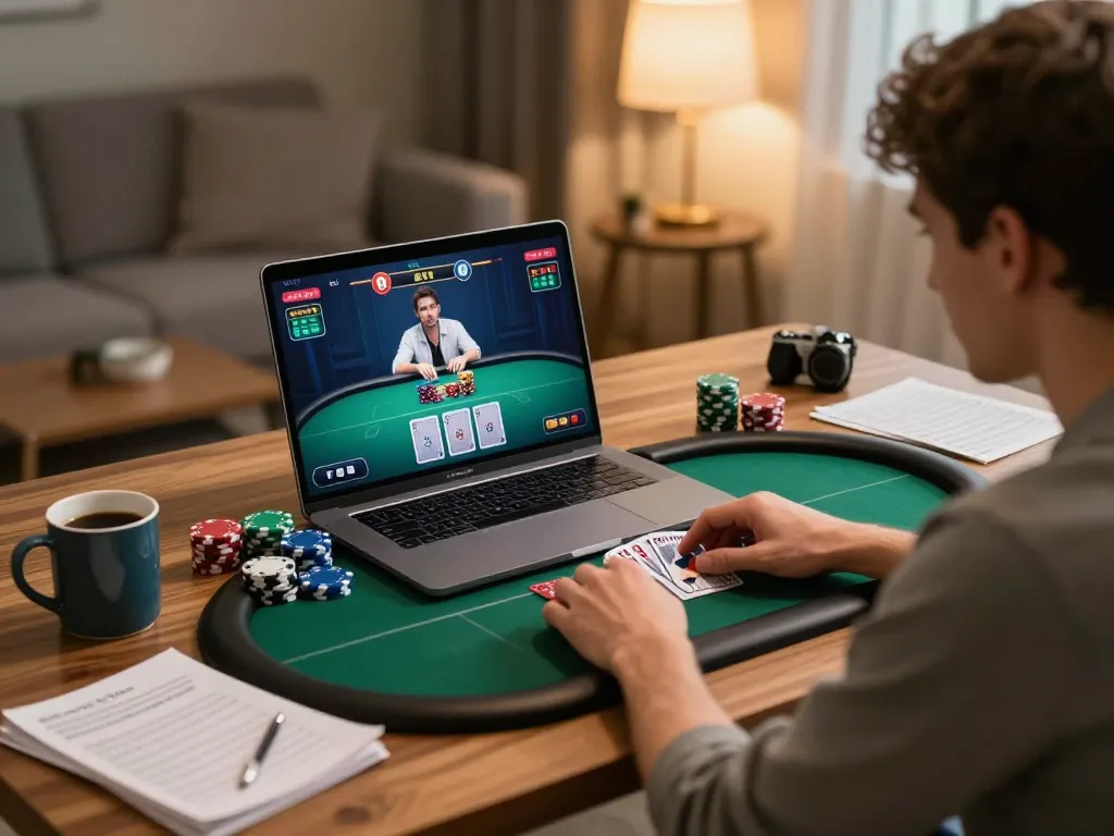 Exciting online poker gameplay on trang chủ dn88, featuring players engaged in strategy and fun.