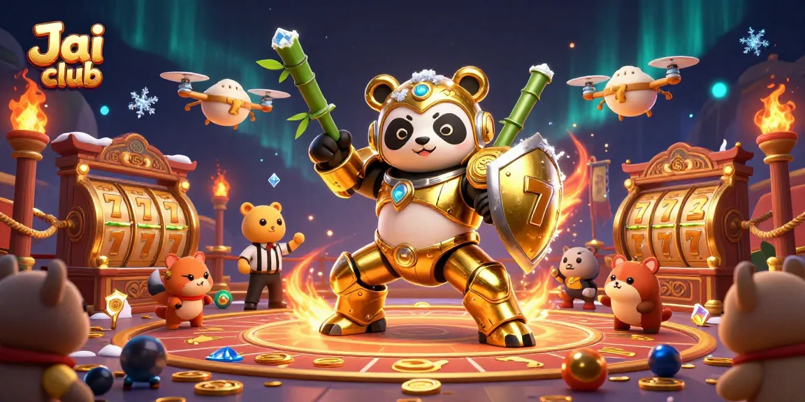 Join the excitement at Jai club with a thrilling 3D casino scene featuring vibrant characters and dynamic elements.