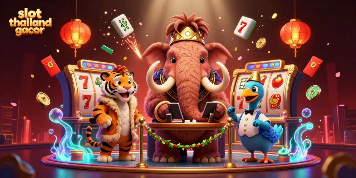 Engage in slot thailand gacor with dynamic scenes featuring thrilling casino characters and vibrant game elements.