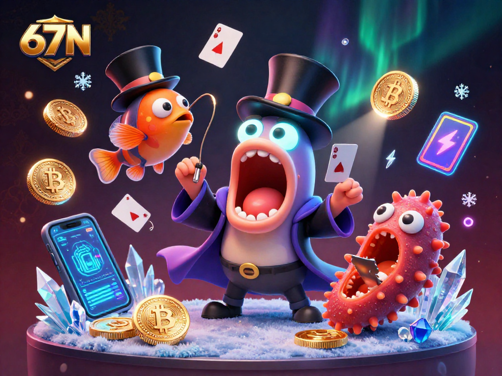 67N traz a magia dos cassinos com criaturas marinhas em um espetáculo de ilusionismo.