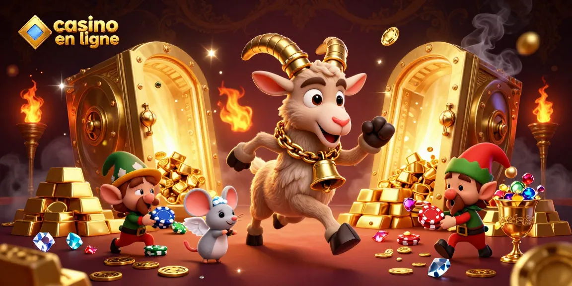 Jouez au casino en ligne dans un monde vibrant de couleurs avec des personnages animés et des trésors éclatants