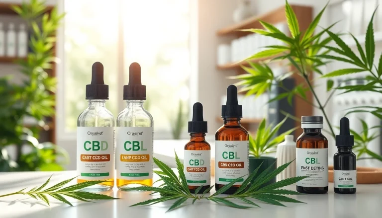 CBD shop showcasing high-quality organic CBD oil, natural wellness products, and vape devices.