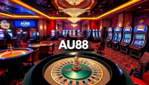 Experience the thrill at Nhà cái AU88 with vibrant gaming tables and exciting slot machines.