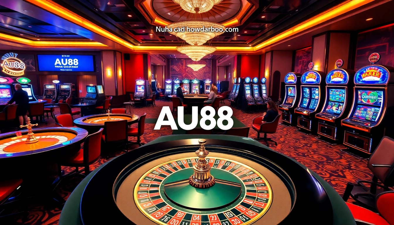 Experience the thrill at Nhà cái AU88 with vibrant gaming tables and exciting slot machines.