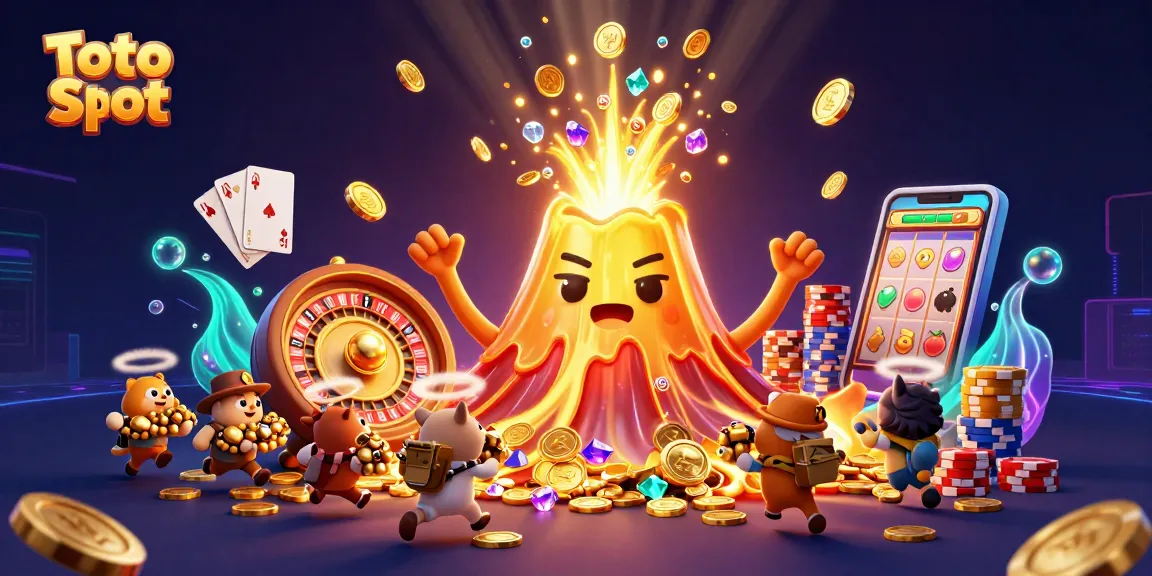 Engage in the thrill of Toto Slot gaming with vibrant treasure, dynamic coins, and winning reels!